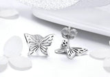 Sterling Silver Butterfly Dream Stud Earrings
